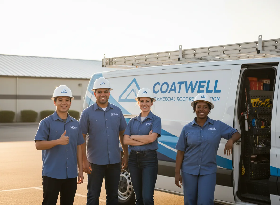 Commercial roof coating company in Rio Vista, TX